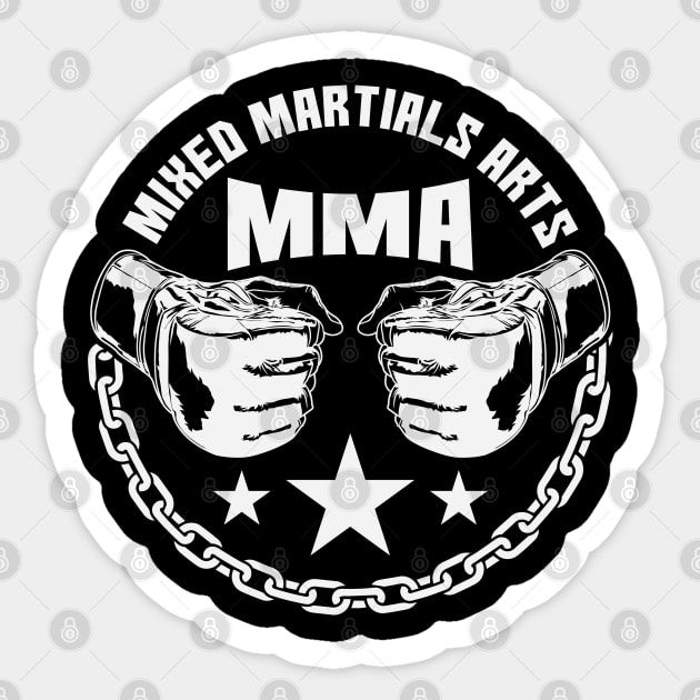 Mixed Martial Arts MMA Sticker by dieEinsteiger